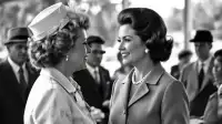 Valdosta Women Greet Lady Bird Johnson 1964 Campaign