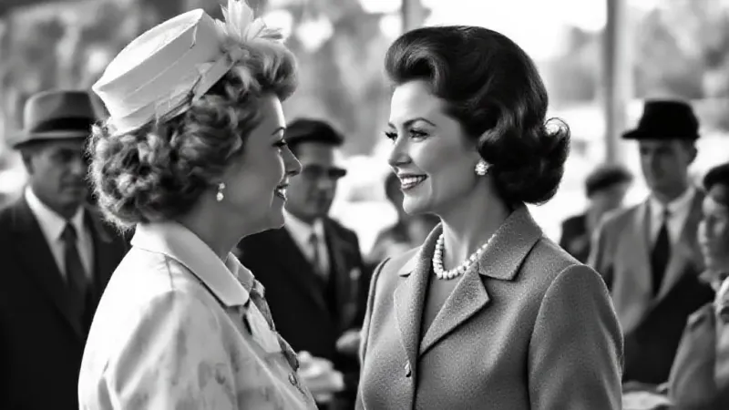 Valdosta Women Greet Lady Bird Johnson 1964 Campaign