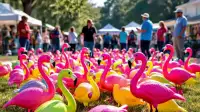 Valdosta Pink Flamingos Aid Breast Cancer Patients